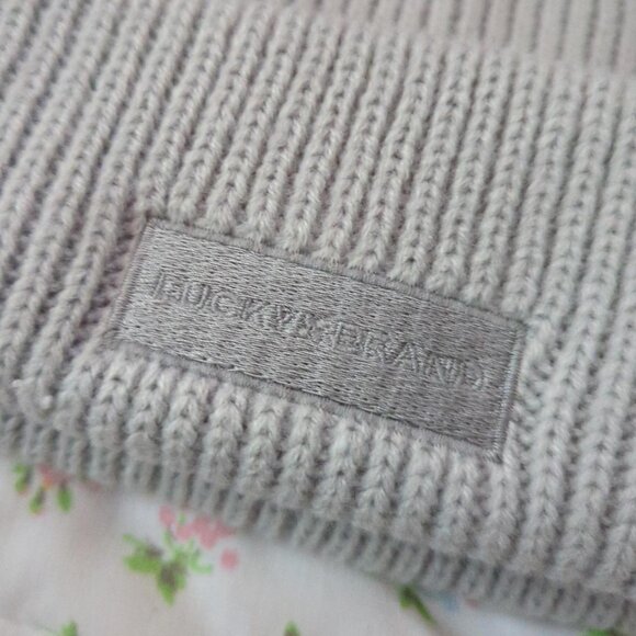 Dusty blue lucky brand beanie - Picture 3 of 6